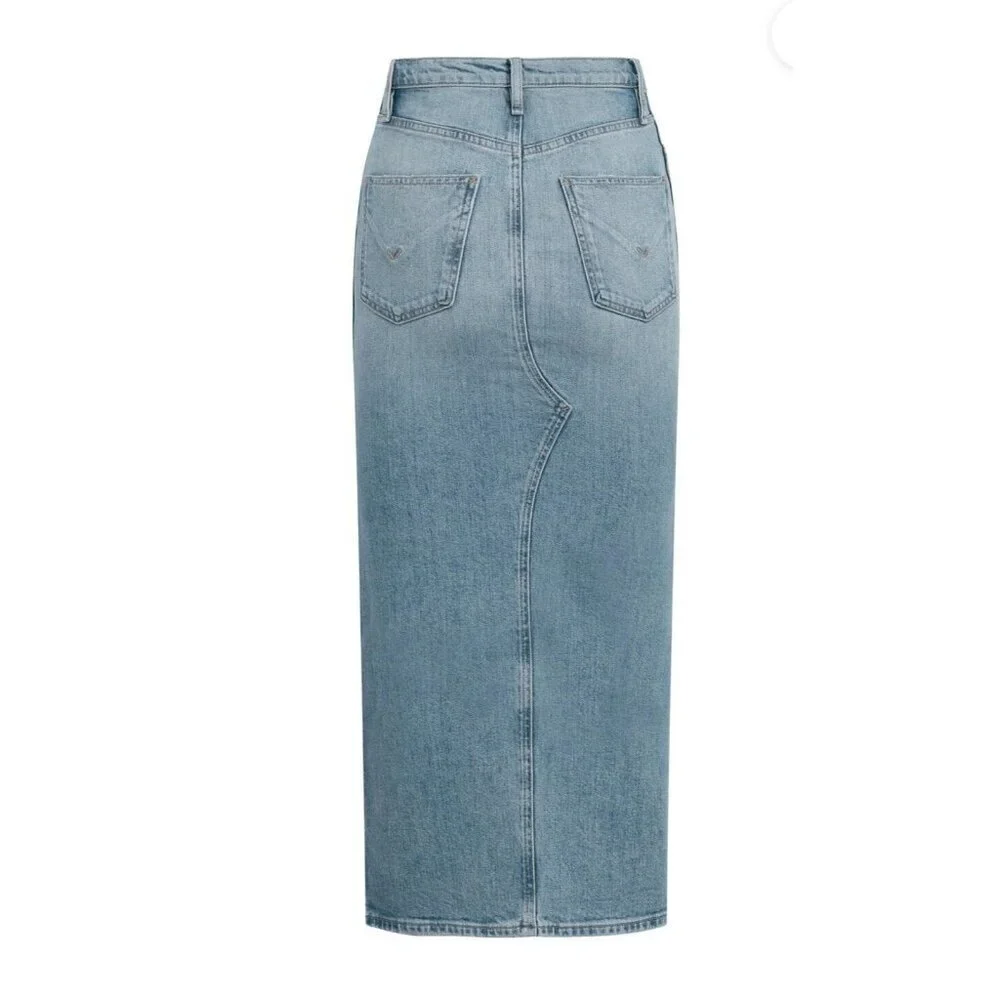 Hudson Reconstructed Skirt Offshore Womens Size 24/XS - Picture 2 of 7